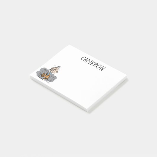 Pigpen Walking Cloud Post-it® Notes (Schuin)