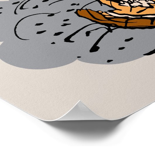 Pigpen Walking Cloud Poster (Hoek)