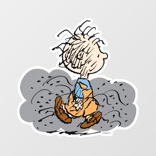Pigpen Walking Cloud Raamsticker (Vel)