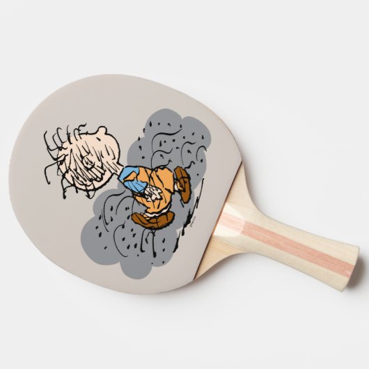 Pigpen Walking Cloud Tafeltennisbatje (Zijkant)