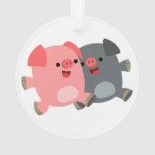 Pigs Acrylversier Ornament (achterkant)