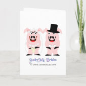 Pigs Bridesmaid Request (Achterkant)