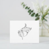 Pigs Can Fly Postcard Briefkaart (Staand voorkant)