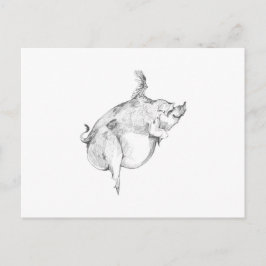 Pigs Can Fly Postcard Briefkaart