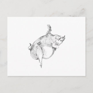 Pigs Can Fly Postcard Briefkaart