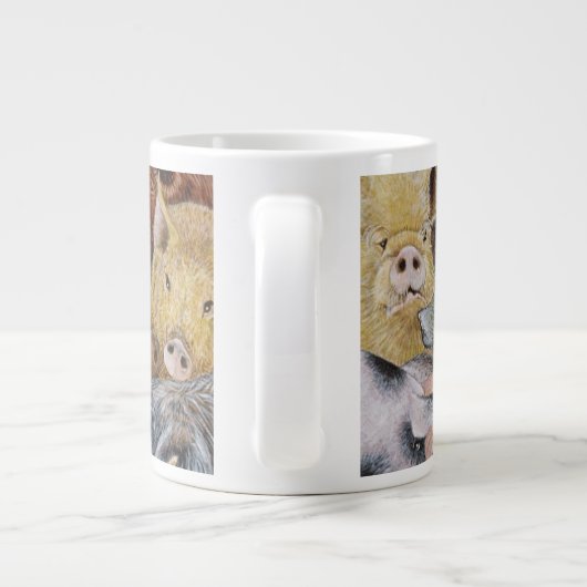 Pigs Galore Grote Koffiekop (Achterkant)