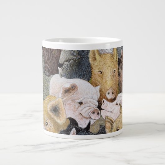 Pigs Galore Grote Koffiekop (Voorkant)
