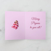 Pigs In Blankets A Cute Piglet Wrapped In A Throw Kaart (Binnen)