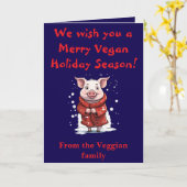 Pigs In Blankets Cute Animal Lover Christmas With Kaart (Gele Bloem)