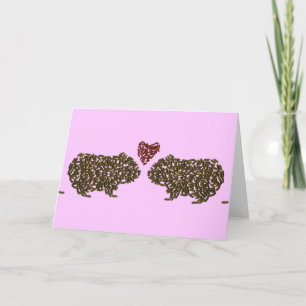 Pigs in Love Wenskaart Feestdagen Kaart