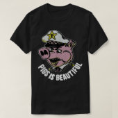 pigs is beautiful pig farmer ts ts t-shirt (Design voorkant)
