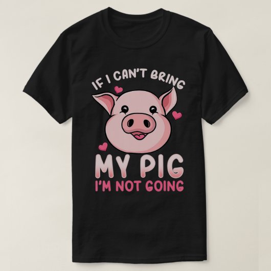 Pigs Kawaii Gift T-shirt (Design voorkant)