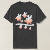Pigs might t-shirt (Design voorkant)