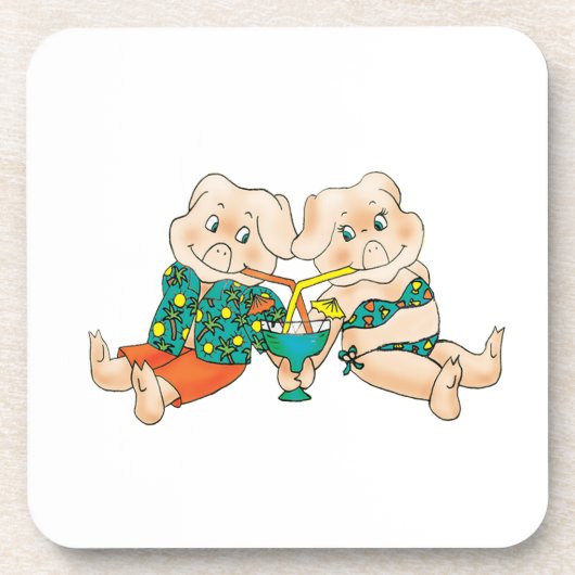 Pigs Paradise Bier Onderzetter (Voorkant)