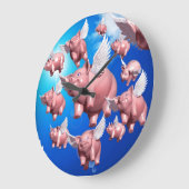 Pigs Wall Clock Grote Klok (Hoek)