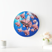 Pigs Wall Clock Grote Klok (Huis)