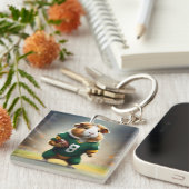 Pigskin Prodigy: De Cavia Quarterback, Sleutelhanger (Voorkant Rechts)