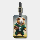 Pigskin Prodigy: de Quarterback van het cavia, Bagagelabel (Voorkant verticaal)