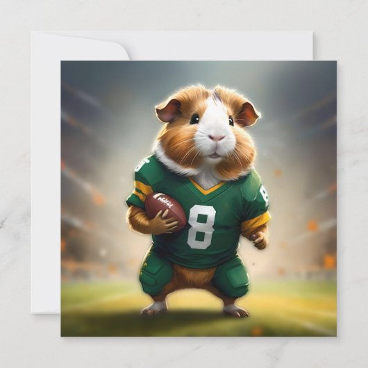 Pigskin Prodigy: de Quarterback van het cavia, Kaart (Achterkant)