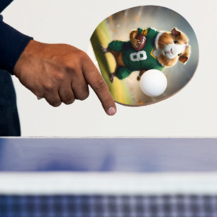 Pigskin Prodigy: de Quarterback van het cavia Tafeltennisbatje