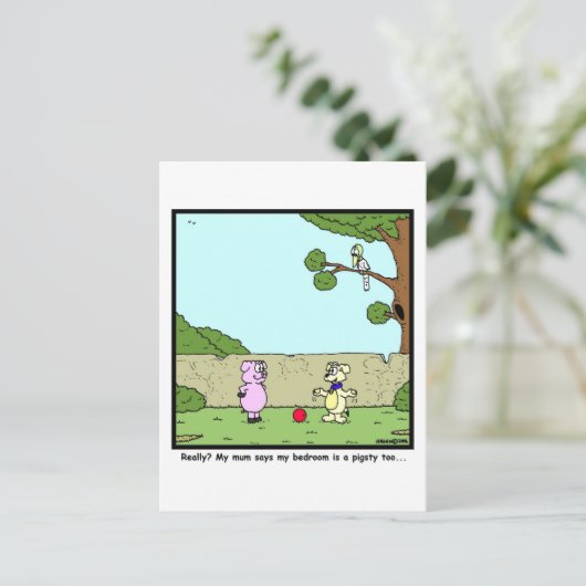 Pigsty Briefkaart (Staand voorkant)