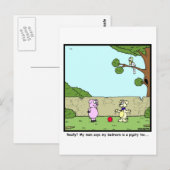 Pigsty Briefkaart (Voorkant / Achterkant)