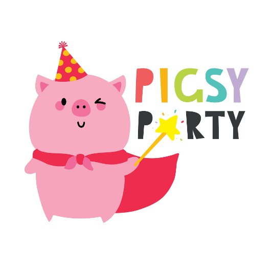 Pigsy Party Papier borden Papieren Bordje