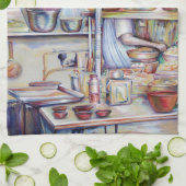 Pigtail Soup, Singapore Theedoek (Gevouwen)