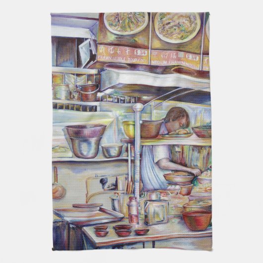 Pigtail Soup, Singapore Theedoek (Verticaal)