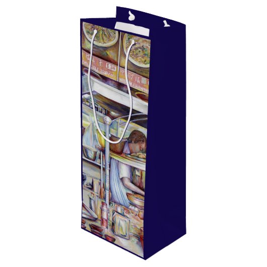 Pigtail Soup, Singapore Wijn Cadeautas (Achterkant Gekanteld)