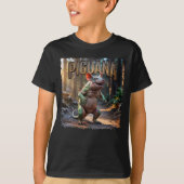 Piguana fotografisch combo-wezen grappig t-shirt (Voorkant)
