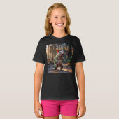 Piguana Fotografisch – Varken Iguana Eng Dier T-shirt (Voorkant volledig)