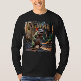 Piguana Fotografisch – Varken Iguana Eng Dier T-shirt