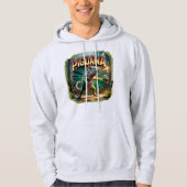 Piguana Illustration Combo Creature Grappig Hoodie (Voorkant)