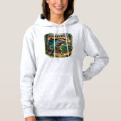 Piguana Illustration Combo Creature Grappig Hoodie (Voorkant)