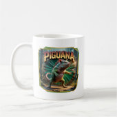 Piguana Illustration Combo Creature Grappig Koffiemok (Links)