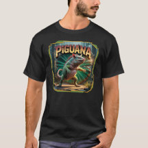 Piguana Illustration Combo Creature Grappig