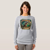 Piguana Illustration Combo Creature Grappig T-shirt (Voorkant volledig)