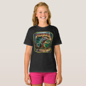 Piguana Illustration Combo Creature Grappig T-shirt (Voorkant volledig)