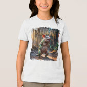 Piguana Photographic – Pig Iguana Scary Animal Tri-Blend Shirt (Voorkant)