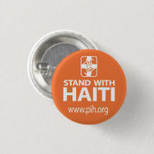 PIH met Haïti-Button Ronde Button 3,2 Cm (Voorkant /achterkant)