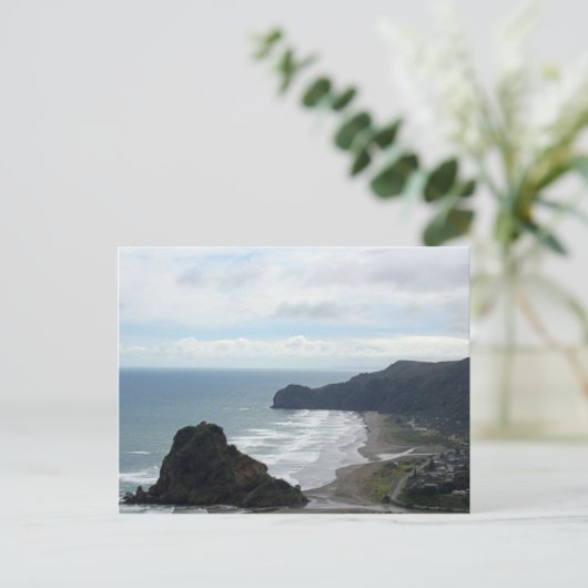 Piha Beach 4 Briefkaart (Staand voorkant)