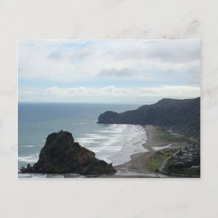 Piha Beach 4 Briefkaart