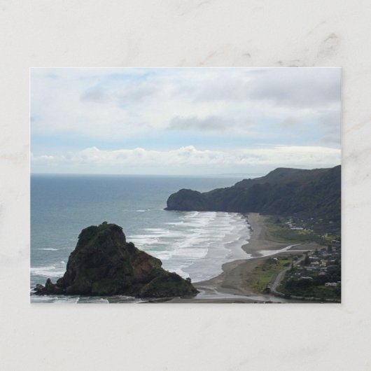 Piha Beach 4 Briefkaart (Voorkant)
