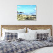 Piha Beach Canvas Afdruk (Insitu (Slaapkamer))