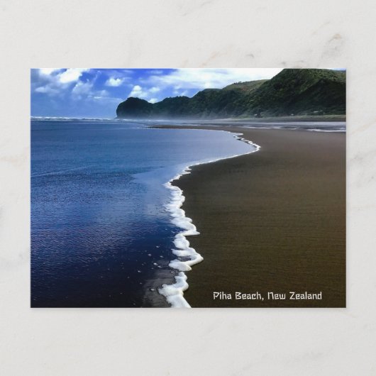 Piha Beach, Nieuw-Zeeland Briefkaart (Voorkant)