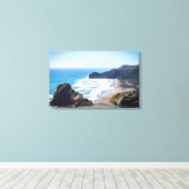 Piha Beach, Nieuw-Zeeland Canvas Afdruk (Insitu (Houten vloer))
