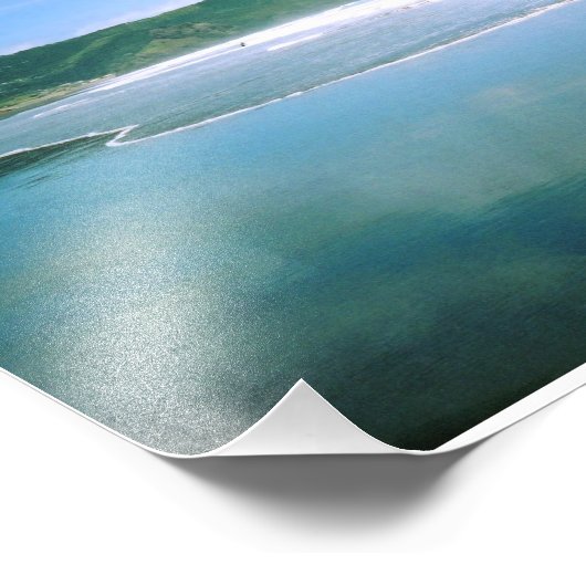 Piha Beach NZ Foto Afdruk (Hoek)