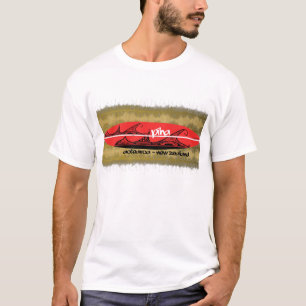 piha golft surfboard t-shirt
