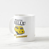 Piinattu Rellu - sananmuunnos huumoria - muki Koffiemok (Voorkant links)